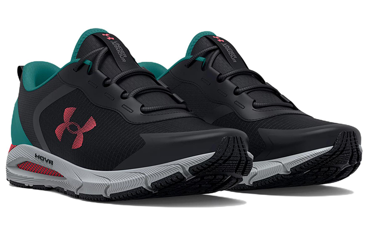 Lookbook Under Armour HOVR Sonic SE 'Hitam Cerulean' 3024918-002