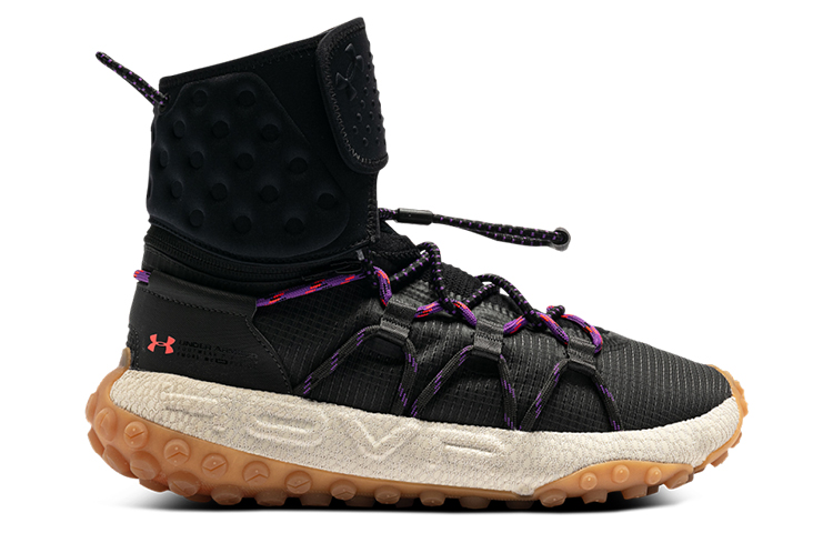 Shop Under Armour HOVR Summit Fat Tire Cuff 'Jet Grey Purple' 3022945-107