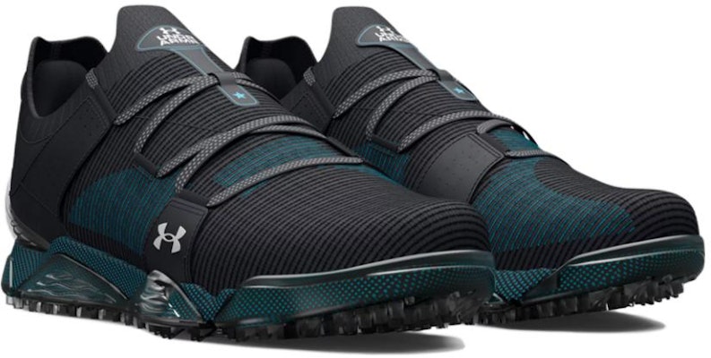 Under Armour HOVR Tour Spikeless Wide Golf Shoes 'Black Teal' 3025069-002 Lookbook Under Armour HOVR Tour Spikeless Wide Golf Shoes 'Black Teal' 3025069-002