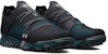 Under Armour HOVR Tour Kasut Golf Tanpa Spike Lebar 'Hitam Teal' 3025069-002