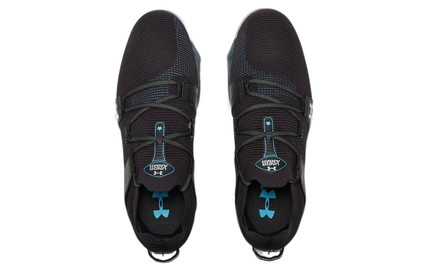 Shop Under Armour HOVR Tour Spikeless Wide Golf Shoes 'Black' 3025744-002