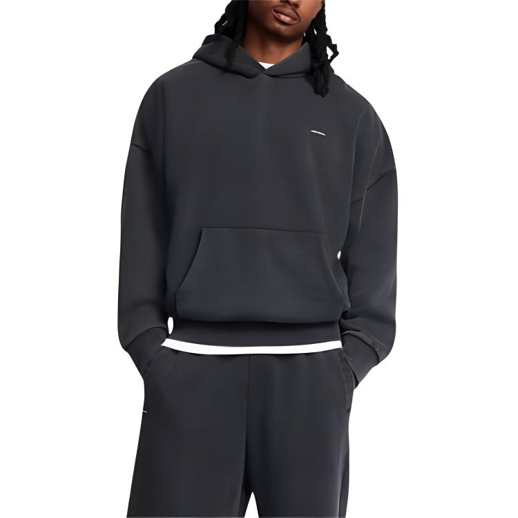 Details for Under Armour Icon Black Pullover Hoodie Fleece Sweater 1386552-001