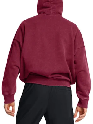 Under Armour Icon Heavyweight Hoodie Deep Red Fashionable and Versatile 1386552-625 Purchase Under Armour Icon Heavyweight Hoodie Deep Red Fashionable and Versatile 1386552-625