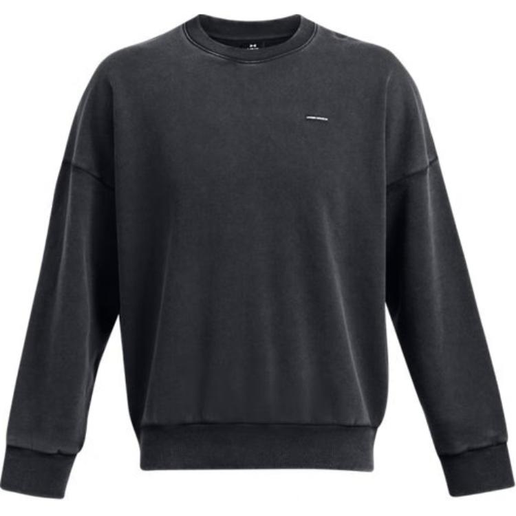 Under Armour Icon Training Pullover Sweatshirt Long Sleeve Black 1386553-001