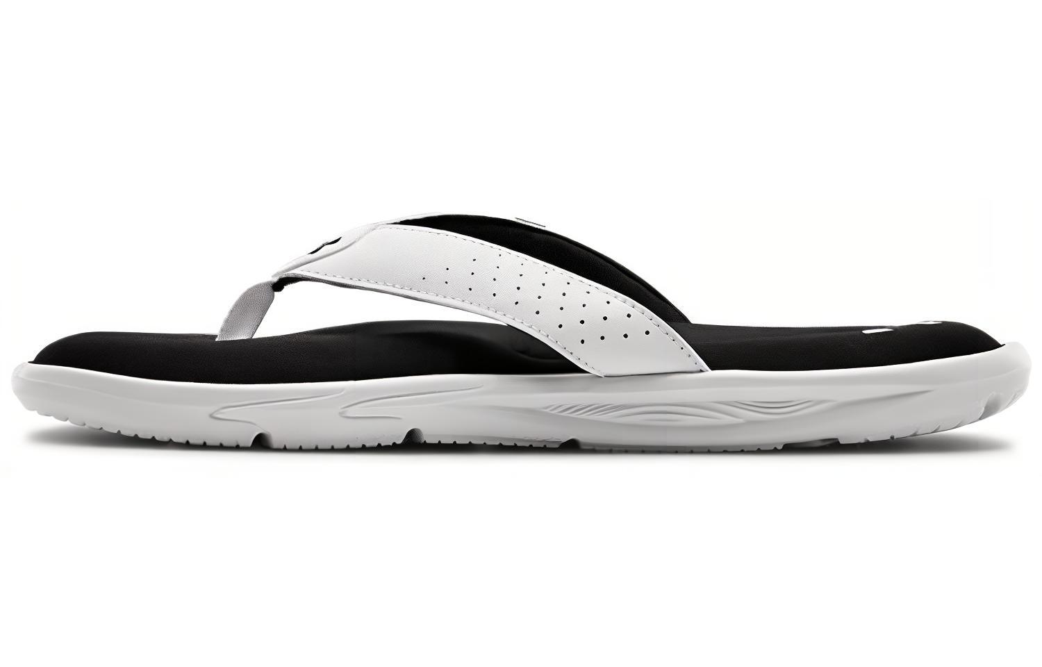 Under Armour Ignite 3 Sandal 'White Black' 3022707-101