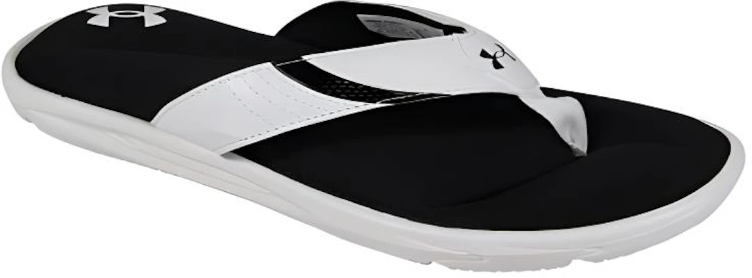 Under Armour Ignite 3 Sandale ''Weiß Schwarz'' 3022707-101 Shop Under Armour Ignite 3 Sandale ''Weiß Schwarz'' 3022707-101