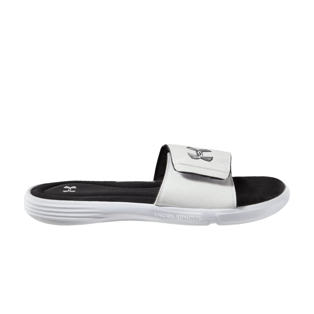 Under Armour Ignite 3 Slide 'White Metallic Silver' 1235584-100