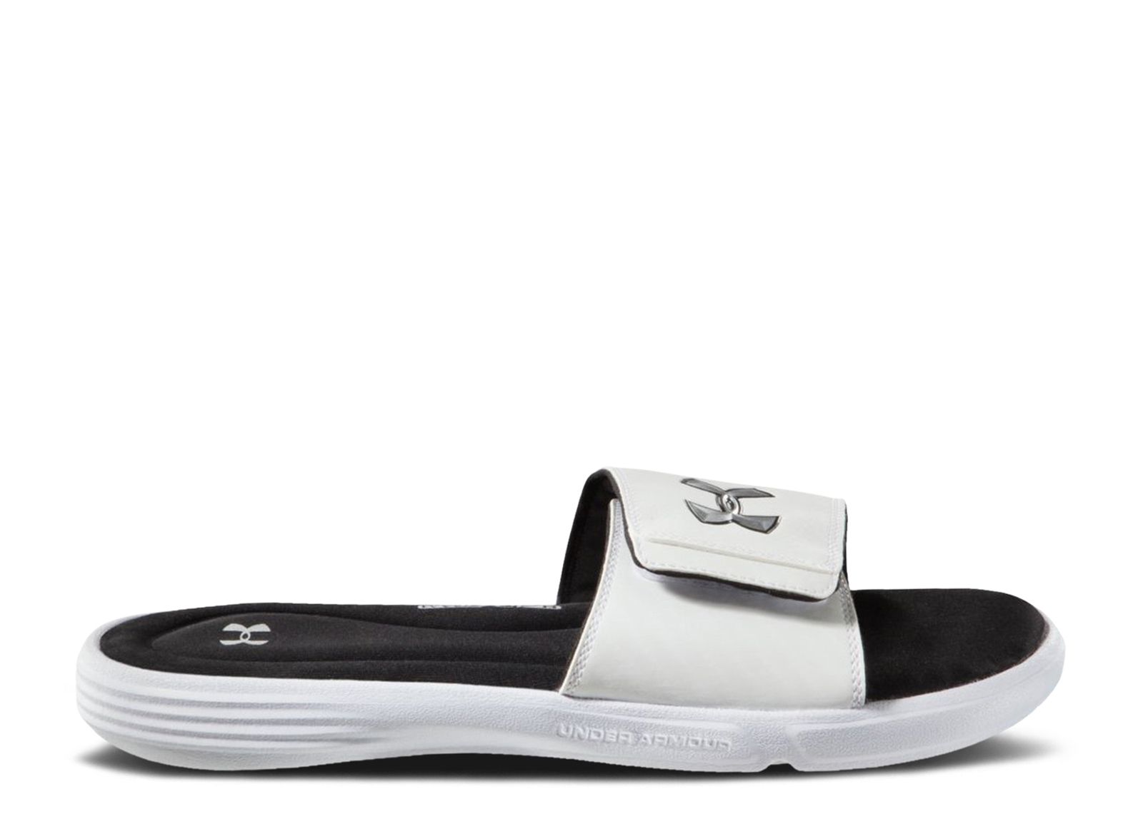 Under Armour Ignite 3 Slide 'White Metallic Silver' 1235584-100