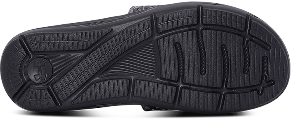 Under Armour Ignite 6 圖案魔鬼氈拖鞋 黑灰 Purchase Under Armour Ignite 6 圖案魔鬼氈拖鞋 黑灰