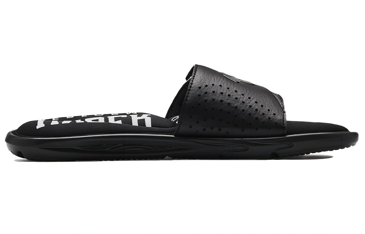 Under Armour Ignite 6 Graphic Strap Slide 'Black'