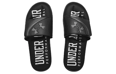 Under Armour Ignite 6 Graphic Strap Slide 'Black'
