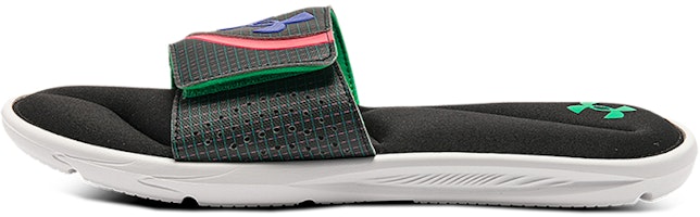 Under Armour Ignite 6 Graphic Strap Slide 'Black Cerise' 3024450-004 Under Armour Ignite 6 Graphic Strap Slide 'Black Cerise' 3024450-004