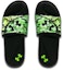 Shop Under Armour Ignite 6 Graphic Strap Slide 'Hitam Hijau Citrine Camo' 3024450-001