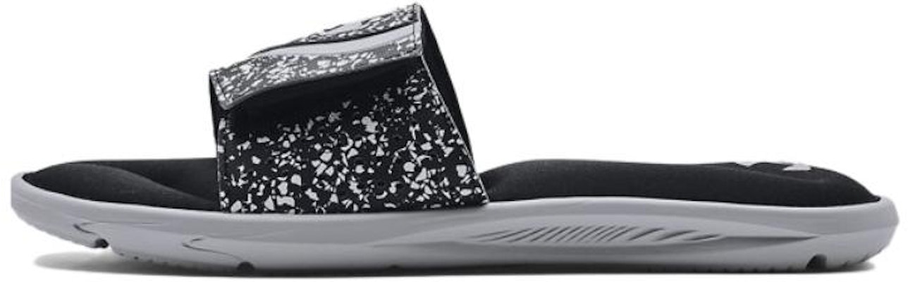 Under Armour Ignite 6 Graphic Strap Slide 'Black Mod Grey' 3024450-007 Buy Under Armour Ignite 6 Graphic Strap Slide 'Black Mod Grey' 3024450-007