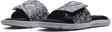 Lookbook Under Armour Ignite 6 Graphic Strap Slide 'Hitam Kelabu Mod' 3024450-007