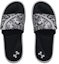 Shop Under Armour Ignite 6 Graphic Strap Slide 'Hitam Kelabu Mod' 3024450-007