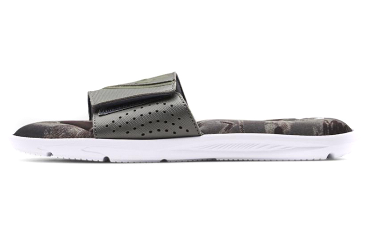 Under Armour Ignite 6 Graphic Strap Slide 'Black White' 3024451-102