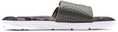 Order Under Armour Ignite 6 Sandal Grafik Tali 'Hitam Putih' 3024451-102