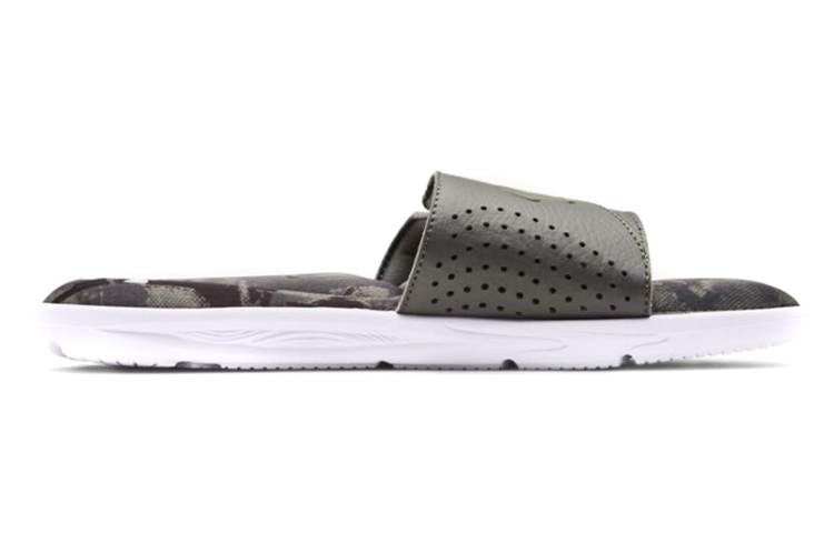 Order Under Armour Ignite 6 Graphic Strap Slide ''Nero Bianco'' 3024451-102