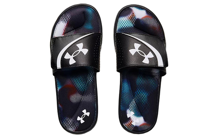 Shop Under Armour Ignite 6 Sandali Grafici ''Nero Bianco''. 3024451-003