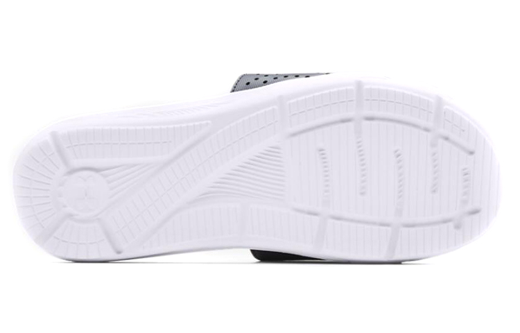 Purchase Under Armour Ignite 6 Graphic Strap Slide ''Nero Bianco'' 3024451-102