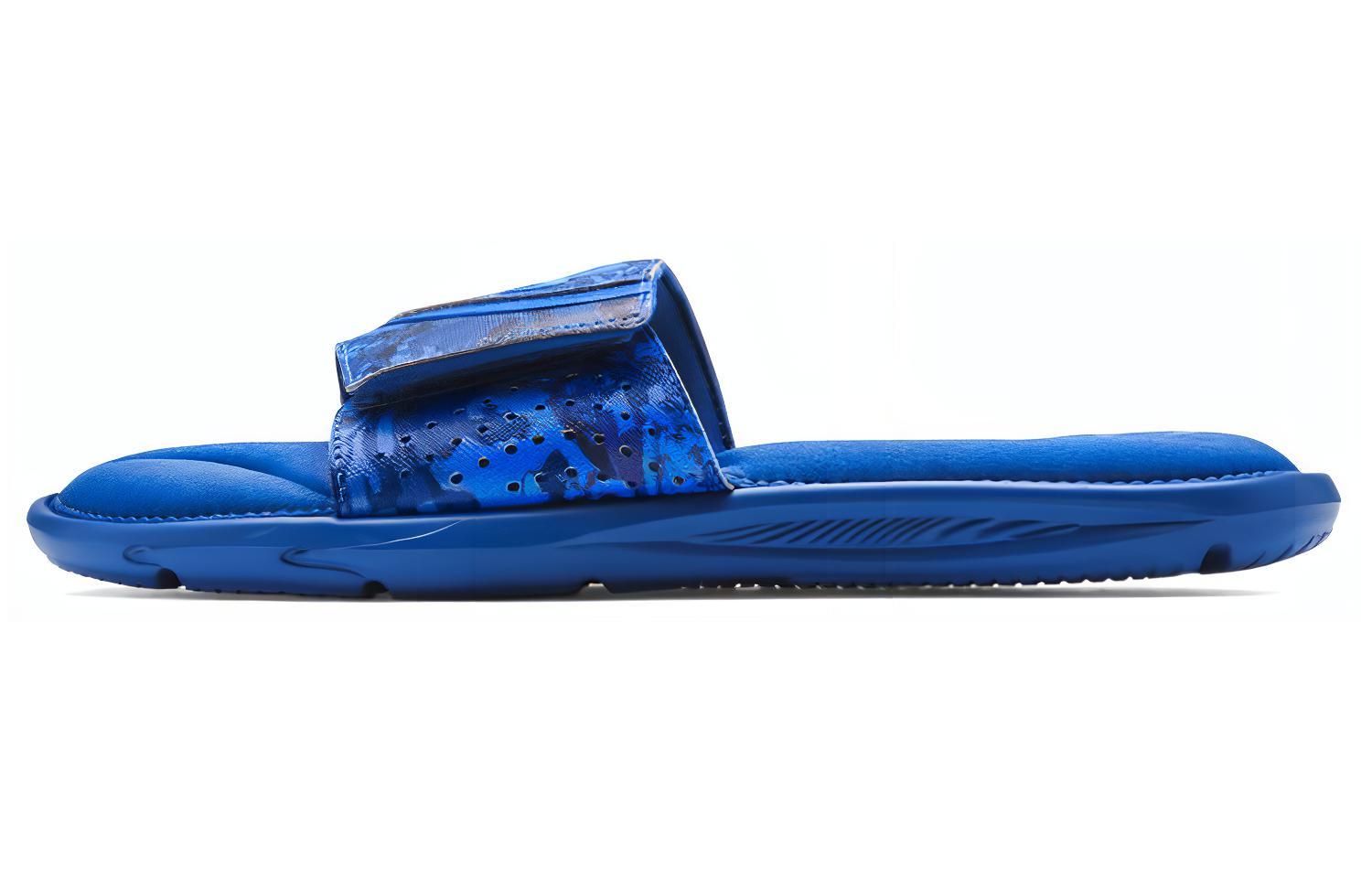 Under Armour Ignite 6 Graphic Strap Slide 'Blue Reef Camo' 3024450-401