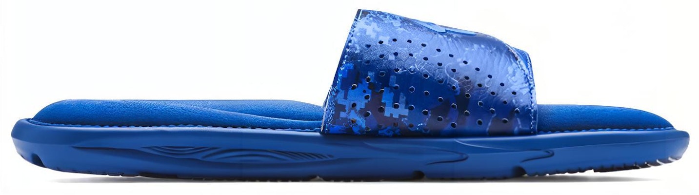 Under Armour Ignite 6 Graphic Strap Slide 'Blue Reef Camo' Sandal Pria 3024450-401 Order Under Armour Ignite 6 Graphic Strap Slide 'Blue Reef Camo' Sandal Pria 3024450-401