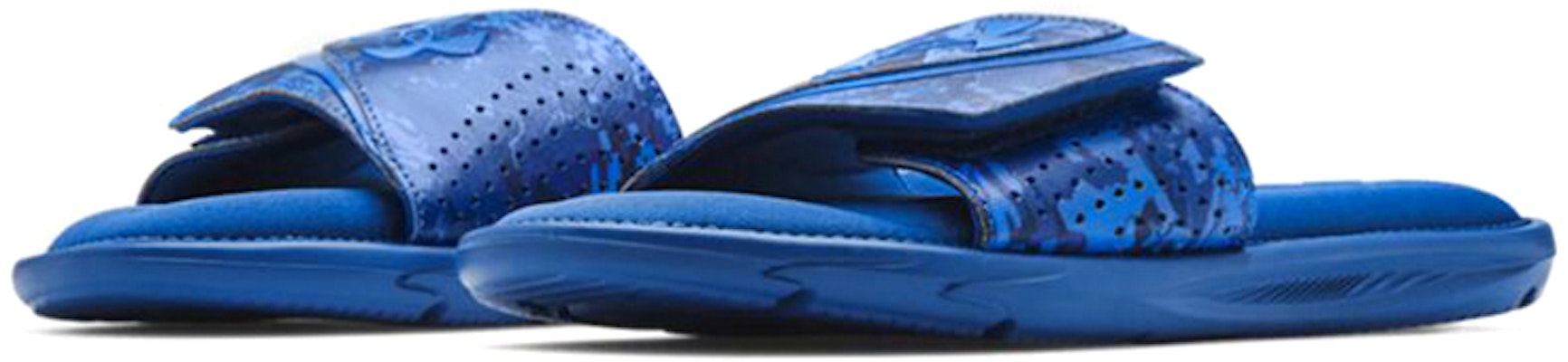 Under Armour Ignite 6 Graphic Strap Slide 'Blue Reef Camo' Sandal Pria 3024450-401 Lookbook Under Armour Ignite 6 Graphic Strap Slide 'Blue Reef Camo' Sandal Pria 3024450-401