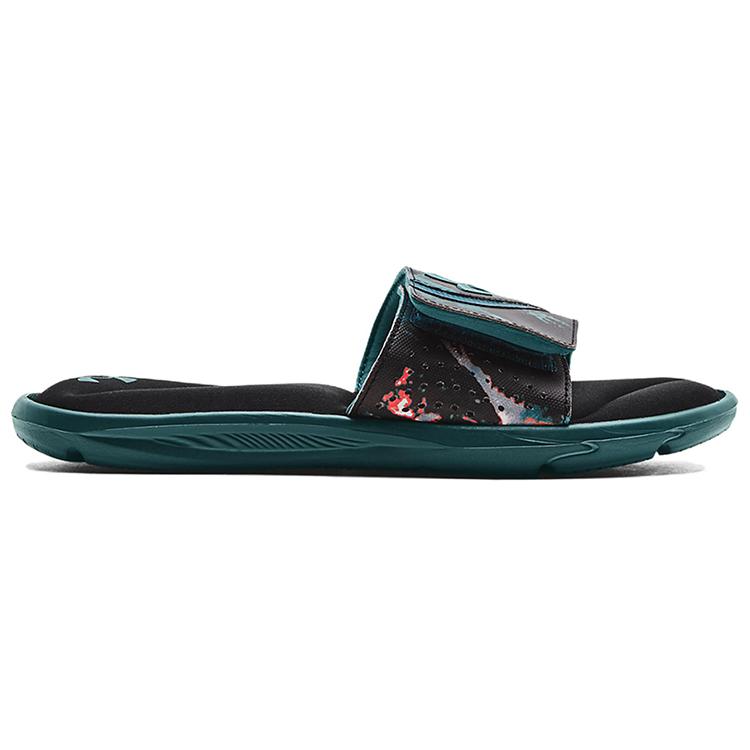 UA Ignite 6 Graphic Strap Slide 'Color Splash - Tourmaline Teal' 圖 2