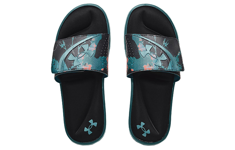 UA Ignite 6 Graphic Strap Slide 'Color Splash - Tourmaline Teal' 圖 4