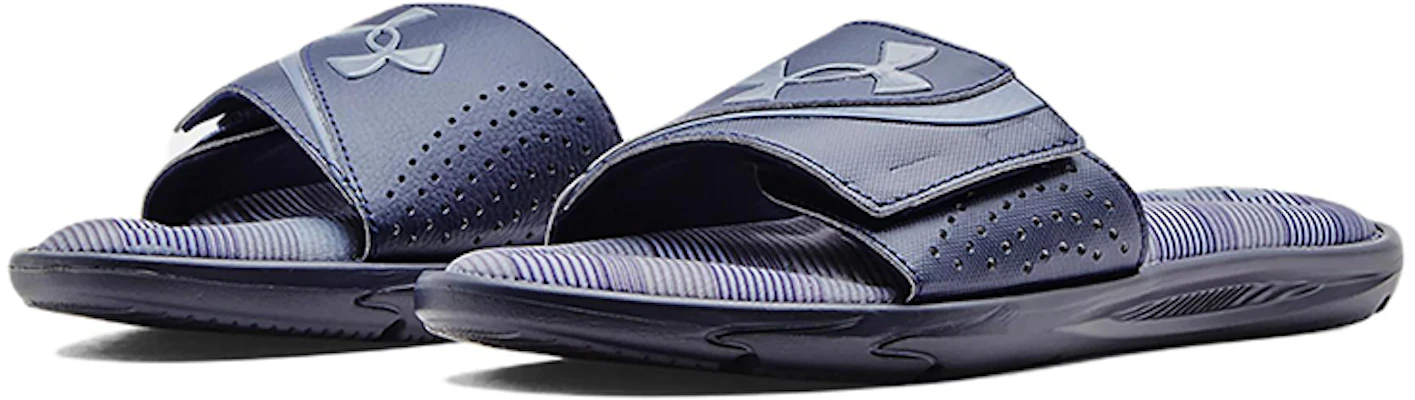 Under Armour Ignite 6 Graphic Strap Slide ''Midnight Navy Peri'' Sandaal 3024451-400 Lookbook Under Armour Ignite 6 Graphic Strap Slide ''Midnight Navy Peri'' Sandaal 3024451-400