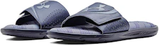 Lookbook Under Armour Ignite 6 Graphic Strap Slide ''Midnight Navy Peri'' Sandaal 3024451-400