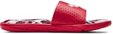 Under Armour Ignite 6 Grafik Strap Slide 'Merah Putih' 3024451-600