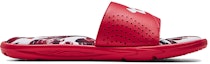 Order Under Armour Ignite 6 Grafik Strap Slide 'Merah Putih' 3024451-600