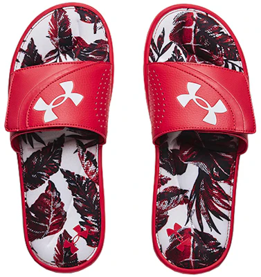 Under Armour Ignite 6 Graphic Strap Sandalen ''Rot Weiß'' 3024451-600 Shop Under Armour Ignite 6 Graphic Strap Sandalen ''Rot Weiß'' 3024451-600