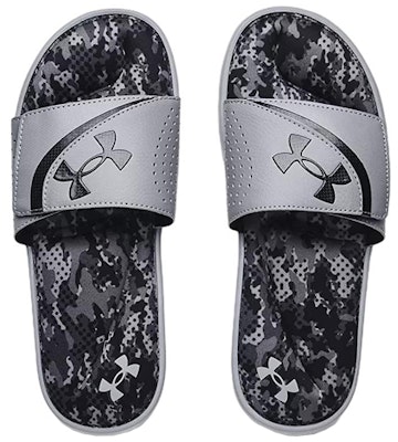 Under Armour Ignite 6 Graphic Strap Slide 'Steel Black' 3024451-108 Shop Under Armour Ignite 6 Graphic Strap Slide 'Steel Black' 3024451-108