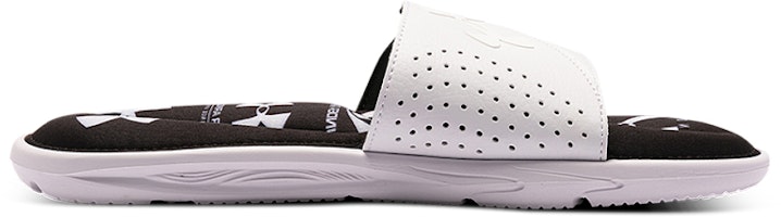 安德玛 Ignite 6 图案拖鞋 '白色' 3024451-101 Order 安德玛 Ignite 6 图案拖鞋 '白色' 3024451-101