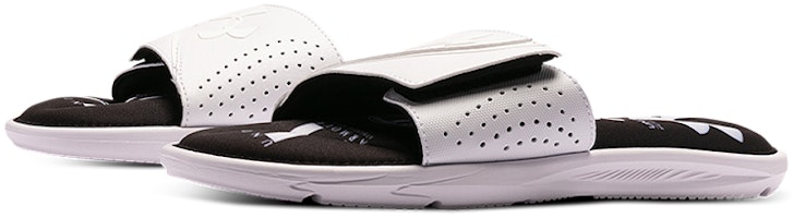 安德玛 Ignite 6 图案拖鞋 '白色' 3024451-101 Lookbook 安德玛 Ignite 6 图案拖鞋 '白色' 3024451-101