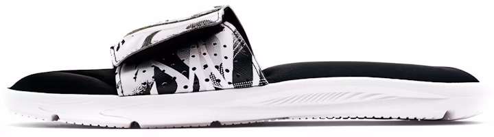 Under Armour Ignite 6 Graphic Strap Slide 'White Black' 3024450-105 Under Armour Ignite 6 Graphic Strap Slide 'White Black' 3024450-105