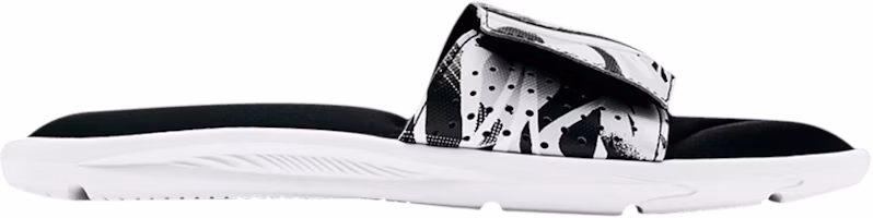 Under Armour Ignite 6 Graphic Strap Slide 'White Black' 3024450-105 Under Armour Ignite 6 Graphic Strap Slide 'White Black' 3024450-105