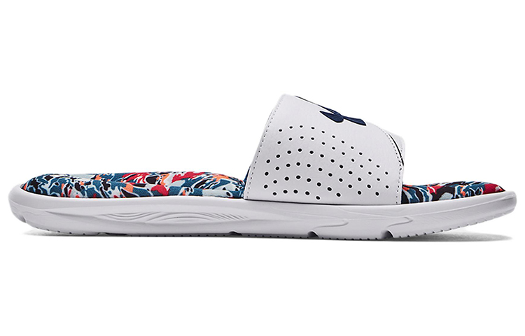 Order Under Armour Ignite 6 Grafik Strap Slide 'White Beta' 3024451-106