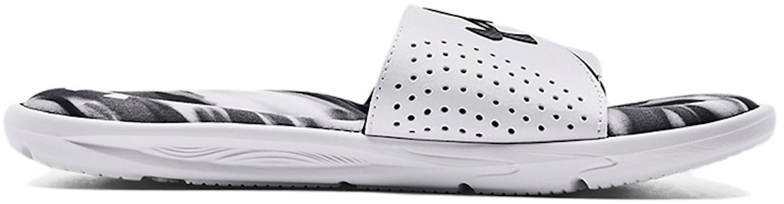 Under Armour Ignite 6 Graphic Strap Slide 'White Black' 3024451-109 Order Under Armour Ignite 6 Graphic Strap Slide 'White Black' 3024451-109