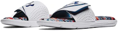 Lookbook Under Armour Ignite 6 Grafik Strap Slide 'White Beta' 3024451-106