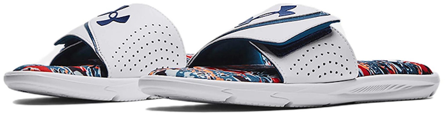 Under Armour Ignite 6 Sandal Grafis Tali Geser 'White Beta' 3024451-106 Lookbook Under Armour Ignite 6 Sandal Grafis Tali Geser 'White Beta' 3024451-106