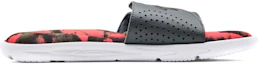 Order Under Armour Ignite 6 Graphic Strap Slide ''Weiß Pitch Grau'' 3024451-100
