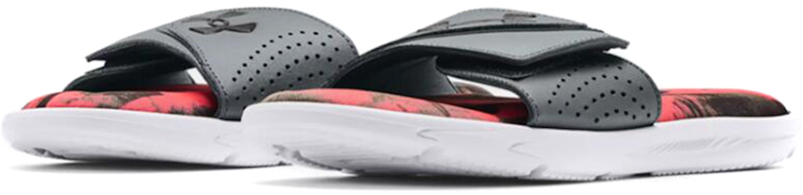 Under Armour Ignite 6 Graphic Strap Slide 'Putih Abu Pitch' 3024451-100 Lookbook Under Armour Ignite 6 Graphic Strap Slide 'Putih Abu Pitch' 3024451-100