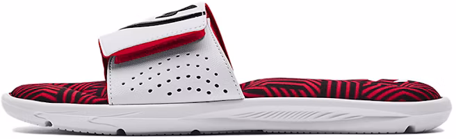 Under Armour Ignite 6 Graphic Strap Slide 'White Red' 3024451-105 Under Armour Ignite 6 Graphic Strap Slide 'White Red' 3024451-105