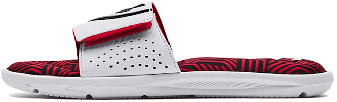 Under Armour Ignite 6 Graphic Strap Slide 'White Red' 3024451-105 Under Armour Ignite 6 Graphic Strap Slide 'White Red' 3024451-105