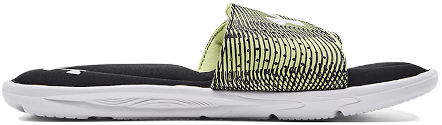 언더아머 이그나이트 6 슬라이드 (블랙/그린) 3024450-008 Order 언더아머 이그나이트 6 슬라이드 (블랙/그린) 3024450-008