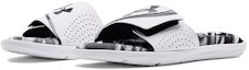 Lookbook Selipar Tali Grafik Under Armour Ignite 6 'Putih Hitam' 3024450-109